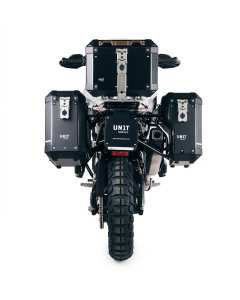 Unit Garage AL1C_BL+4502 coppia borse Atlas alluminio 40L+34L con telai BMW F900GS.