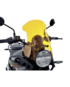 WRS RE002GF cupolino touring giallo per Royal Enfield Himalayan 450 2024.
