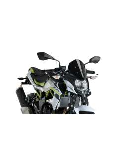 Puig 3494N cupolino nero moto Kawasaki Z125 dal 2019