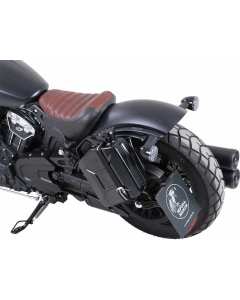 Hepco & Becker 42207568 00 01 tanica metallica con supporto sinistro per Indian Scout Bobber.