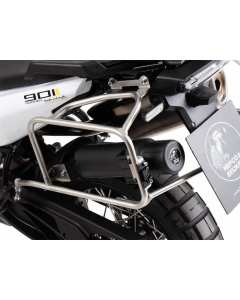 Hepco & Becker 7417634 00 01 cassetta per gli attrezzi con agganci silver su telaietti Cutout su Husqvarna Norden 901