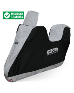 Oxford CV217 telo copri scooter con bauletto e parabrezza serie Aquatex