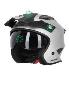 Ricambi per il casco Jet Aria.
