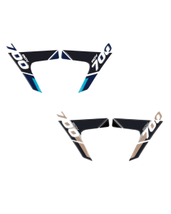 Adesivi 3D protezioni laterali serbatoio per CFMoto 700MT Adventure 2025