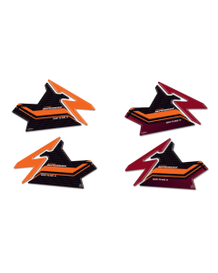 Coppia di adesivi laterali serbatoio della moto KTM 1390 Super duke R.
