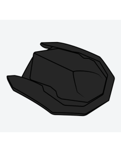 Airoh 6794 custom kit casco Helyos nero opaco.