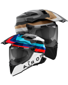 Casco moto integrale Airoh Black Gloss e Gold Matt.
