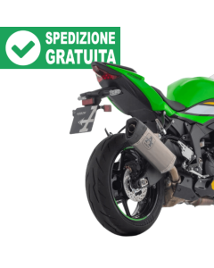 Arrow 71509PT terminale Pista titanio omologato per Kawasaki ZX-6R dal 2024.