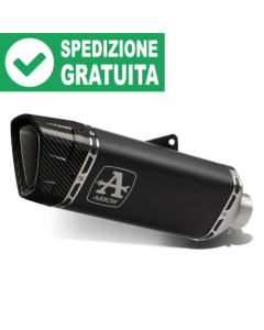 Arrow 71509PTN terminale Pista titanio omologato Dark per Kawasaki ZX-6R dal 2024.