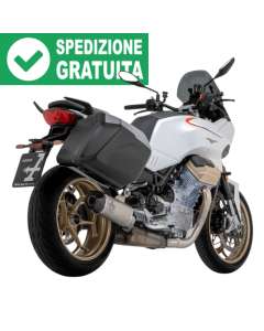 Arrow 71953PK terminale Indy Race in titanio per Moto Guzzi V100 Mandello.