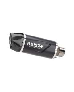Arrow 72658AKN terminale Indy Race Evo in alluminio nero per BMW R 1300 GS Adventure.
