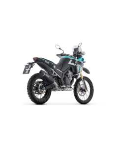 Arrow 72667AKN terminale Indy Race EVO alluminio Dark con fondello carbonio per Kove 800X Pro / Rally 2025.