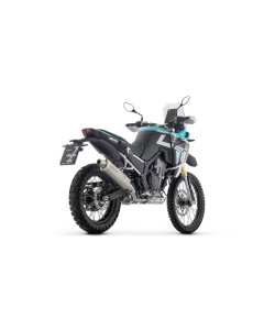 Arrow 72667PO terminale Indy Race EVO titanio con fondello inox per Kove 800X Pro / Rally 2025.
