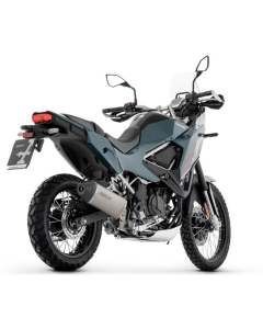 Arrow 72678PK terminale omologato Explorer in titanio per Kawasaki KLE500 dal 2026.