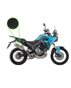 Arrow 72681AON Terminale Indy Race EVO in alluminio nero Dark omologato per Morbidelli T502X dal 2026.