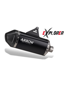 Arrow 72690AKN Terminale Explorer in alluminio Dark per BMW R12 G/S.