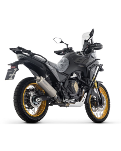 Arrow 72693PO terminale Indy Race EVO titanio fondello inox omologato per Voge Valico 800DSX Rally dal 2025.