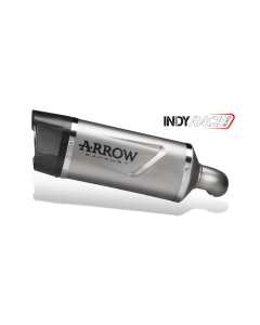 Arrow 77502AK Terminale Indy Race EVO alluminio con fondello carby per BMW F 900 R / F 900 XR dal 2025.