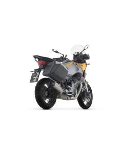 Arrow 77506PK terminale Indy Race EVO titanio con fondello carby Moto Guzzi Stelvio dal 2025.