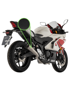 Arrow 77516PRN terminale omologato Nichrom Pro-Race Dark per Yamaha YZF R3 dal 2025.