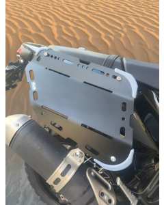 Ateka YAM-T70-PPL-B-WR7 piastre porta borse Mustang per Yamaha Ténéré 700.