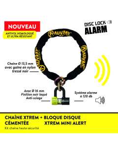 Auvray C2AXTR170AUV catena XTREM con bloccadisco XTREM Mini Alert.