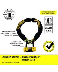 Auvray CAXTR170AUV catena Xtrem con bloccadisco Xtrem Mini Classe SRA.