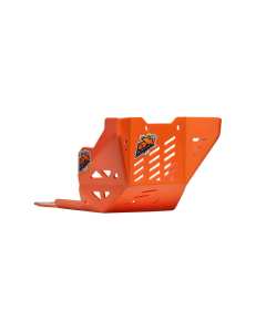 AXP RACING AX1812 paracoppa ADV Skid Plate arancione per KTM 390 ADV dal 2025.