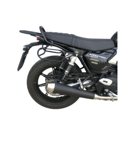 Bags & Bike TLSTW P9 telaietti laterali per Triumph Speed Twin 900 dal 2025 con portapacchi OEM.
