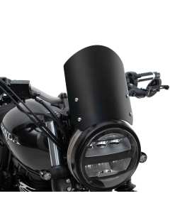 Barracuda HG3300-26-C aluminum windshield cupolino classic black per Honda GB350S.