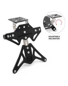 Barracuda N6104-BN portatarga universale regolabile.