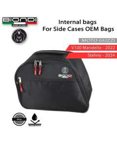 Borsa singola interna impermeabile per la Moto Guzzi Stelvio e V100 Mandello.