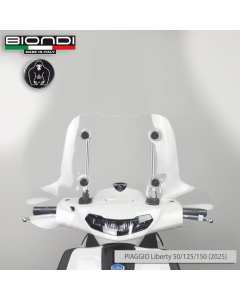 Biondi 8061306 parabrezza Linea Pro per Piaggio Liberty 50 125 150 e Liberty S 2025.