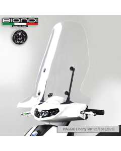 Biondi 8061306 parabrezza Linea Pro per Piaggio Liberty 50 125 150 e Liberty S 2025.