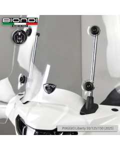 Biondi 8500467 kit attacchi parabrezza per Piaggio Liberty/S 50 125 150 2025.