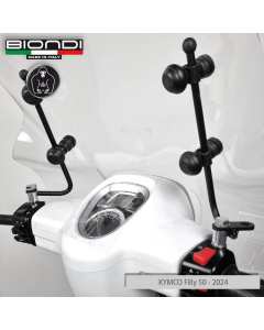 Biondi 8500472 kit attacchi parabrezza per Kymco Filly 50 dal 2024.