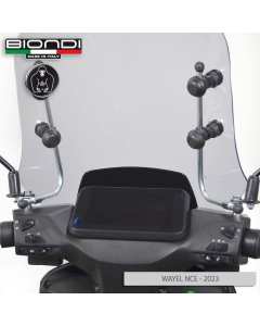 Biondi 8500476 kit di attacchi per montare il parabrezza Little Club o Pro sullo scooter WAYEL NCE.