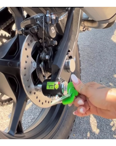 Teknoblock antifurto blocca ruota posteriore per BMW F 450 GS.