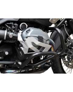 Ibex Zieger 10001997 coppia di protezioni testate moto in alluminio silver per BMW R NineT