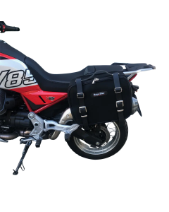Bags & Bike CONT V85-05 coppia borse laterali modello Container per Moto Guzzi V85 Strada e TT dal 2025.