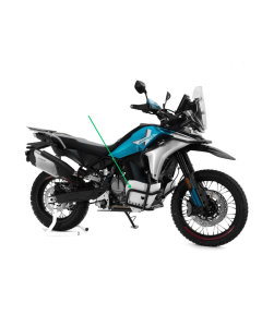 CrossPro 2CP197L1190005 barre paramotore inferiori in alluminio nero CF Moto 800 MT-X dal 2025.