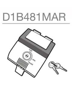 Shad D1B481MAR serratura completa per bauletto moto SH48