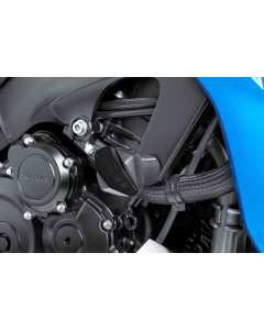 Puig 9866N6378N tampone paratelaio con cover nera per moto YAMAHA YZF-R6 2020, montaggio facile e veloce, con libretto di istruzioni