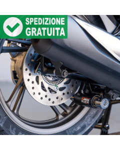 Easyblock EBH01 antifurto blocca ruota posteriore per Honda SH 125 e 150 dal 2021.