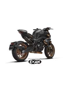 Exan XCF03-00-XOC terminale in carbonio X-Black Ovale per 800NK.