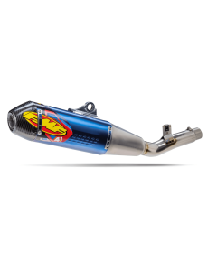 FMF Racing 042404 scarico in titanio anodizzato blu per Kawasaki KX450F/X 2024.