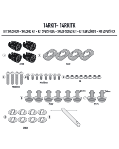 Givi 14RKIT kit rapid Release