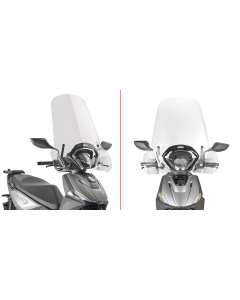 Givi 6131A parabrezza trasparente per Kymco Agility NX 125 dal 2026.
