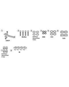 Givi A2169A kit attacchi per montare un cupolino su Yamaha MT-09 dal 2024