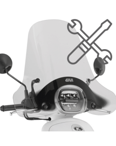 Givi A6127A attacchi parabrezza Kymco Filly 50.